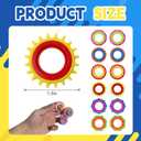 2 x 12 Pack Fidget Toys Adults Sensory RingsQuiet Anxiety Fidgets for ClassroomPain Stim Little Ouchies Stress Relief Sensory Toys for Kids ADHD