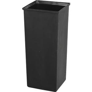 Safco Trash Can Liner for 21 Gallon Garbage Cans, Plastic Insert Easy to Remove and Clean, Black