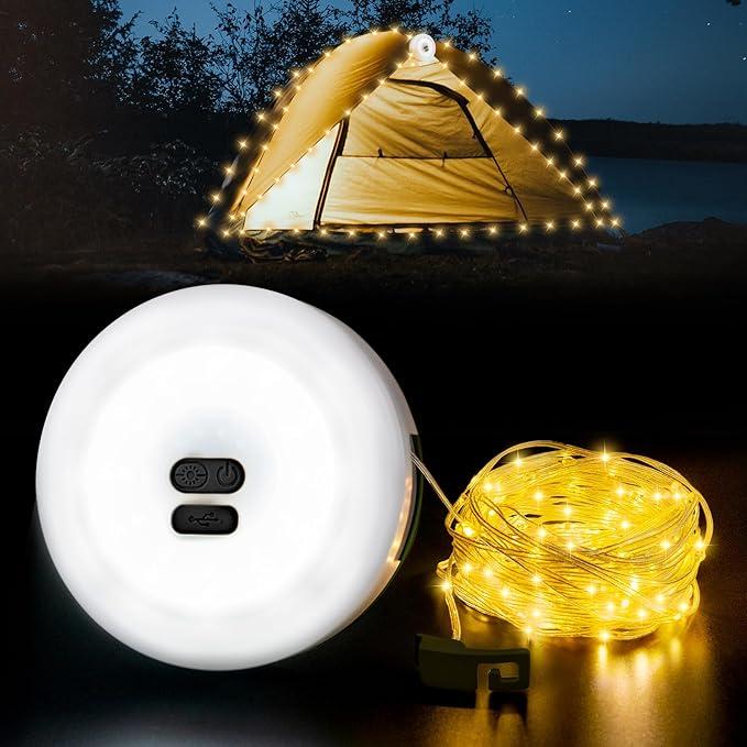 LED Outdoor Camping Stall Atmosphere Small Warm Light Christmas Decoration