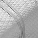 BIOWEAVES 100% Organic Cotton Quilt King Size - Diamond Stitched Quilted bedspreads - All Season Oversized Coverlet Set - GOTS Certified Bedding Set | 1 Quilt & 2 Pillow Shams