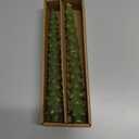 Creative Co-Op Unscented Tree Shaped Taper Candles, Cedar Green, Boxed Set of 2 (10")
