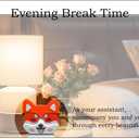 TXW Multipurpose Holder Stand adapted for Eyeglass & mobile Phone & Pencil ,Akita dog Glasses Holder Stands for Home Office Desk Decor Accessories,Funny Decorative Gifts (Yellow)