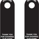 Lock Box Door Guard - Standard Length - 2-Pack - (Black)