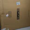 Large Dry Erase White Board for Wall, 48"x36", Brown White Wooden Frame
