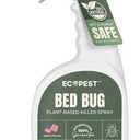 Bed Bug Spray  Natural, Plant-Based Killer for Bed Bugs, Eggs & Nymphs | Fabric & Mattress-Safe Home Treatment for Indoor Use | Child & Pet Safe, Low Odor, Eco-Friendly (22 oz) (22 Fl Oz (Pack of 1))