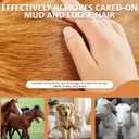 Deshedding Brush, Shedding & Grooming Supplies for Matted Hair, Loose Hairs | Pet Short Hair Removal Tool for Cats, Dogs, Rabbits, Horses (2)