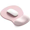 DEMON CHEST ErgoComfort Gel Wrist Rest Mouse Pad-Ergonomic Office Mousepad with Wrist Support-Non-Slip, Design Desk Accessories Mat for Home&Game Decor (02Pink Serenity)