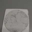 Round Marble Cheese Cutting Board Plates White 7.8IN