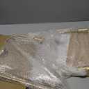 Cast Iron Candelabra 5-Taper Candle Holders, Golden Metal Candlestick Holders Tabletop Candles Stand, Decorative Table Centerpieces Mantel Decor, Antique Brass