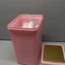 Bathroom Trash Can with Lid 4 Gallon Pink Trash Can Bedroom Trash Can Small Garbage Can with 300 Counts Trash Bags for Small Bathroom Bedroom Office