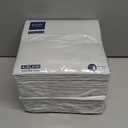 Pack of 2, PAW - 50 Pieces Airlaid Paper Linen-Feel Napkins 16" x 16", Monocolor Disposable Cloth-Like Napkins, Elegant Silver Dinner Napkins for Kitchen, Party, Wedding, Gatherings, Christmas