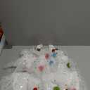 Noubeau Toddler Baby Girl Christmas Dress Star Sequin Layered Green Tutu Dresses Pompom Cake Smash Xmas Clothes (4-5T, White)