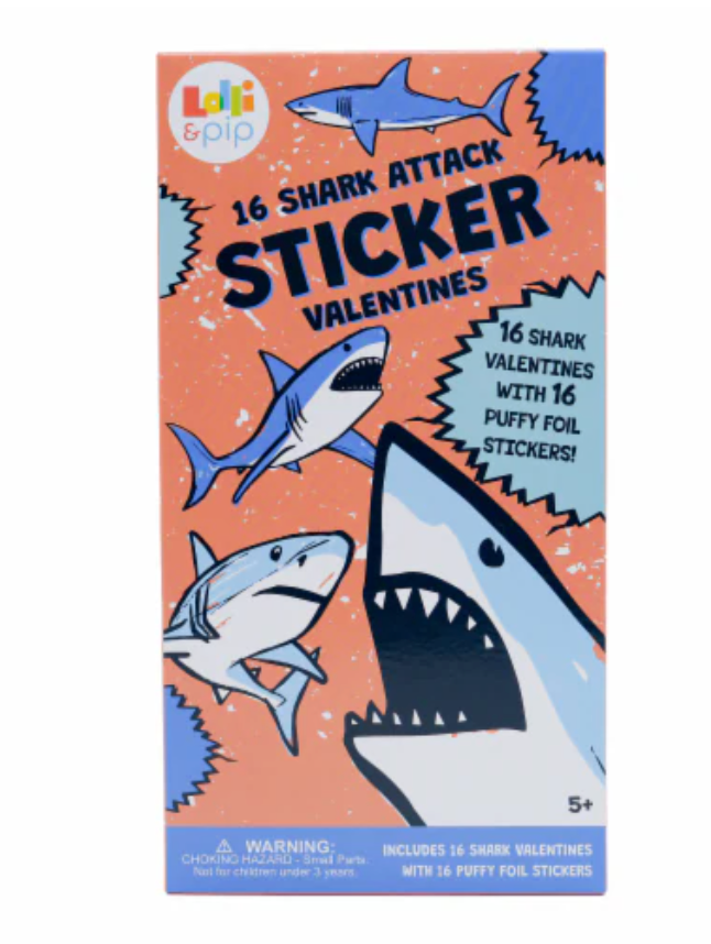 Lolli & Pip Card Sharks Sticker 16 pt, 4 Pack