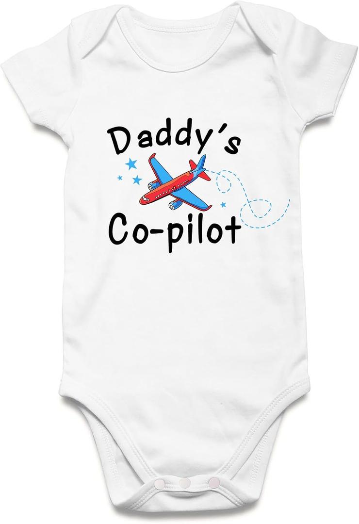 Loveternal Neutral Baby Girls Boys Cotton Romper Cute Saying Newborn Clothes 0-12 Months (White)