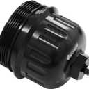 Billet Fuel Filter Housing Cap Compatible with 2017-2019 Chevy/GMC 6.6L L5P Duramax Diesel 134001 2500HD 3500HD (without TP1015 fuel filter)
