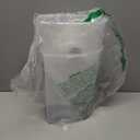 2 Pcs 5.5 LB Rice Storage Container, Airtight Cereal Flour Dispenser with Pouring Spout & Measuring Cup, Kitchen Plastic Clear Dry Food Storage Bin for Grain Oatmeal Snacks Pet Dog Food