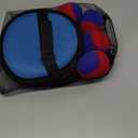 Toss and Catch Ball Game, Kids Toddler Baseball Glove & Catch Ball Toys, Kids Outdoor Games for Family, Toys for Beach Yard Outside, Birthday Christmas Gift for Ages 3 4 5 6 7 8-12 Year Old Boys Girl (Red and Blue)