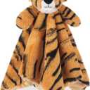 Apricot Lamb Tiger Security Blanket for Babies, Soft Loveys for Baby Boy and Girl, 14 Inches for Infant and Toddlers