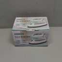 BEAUTURAL Mini Travel Steam Iron for Clothes with Dual Voltage, Temperature Control, Non-Stick Soleplate and Cord Storage, Ideal for Sewing, Quilting and Handcraft (White)