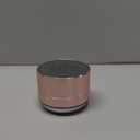 LENRUE A2 Portable Wireless Bluetooth Speaker with Lights and Lanyard,5W Mini Small Metal Speakers Bluetooth 5.0/Aux-in for iPhone Android Home Outdoor, Gifts for Women/Girls (Rose Gold)