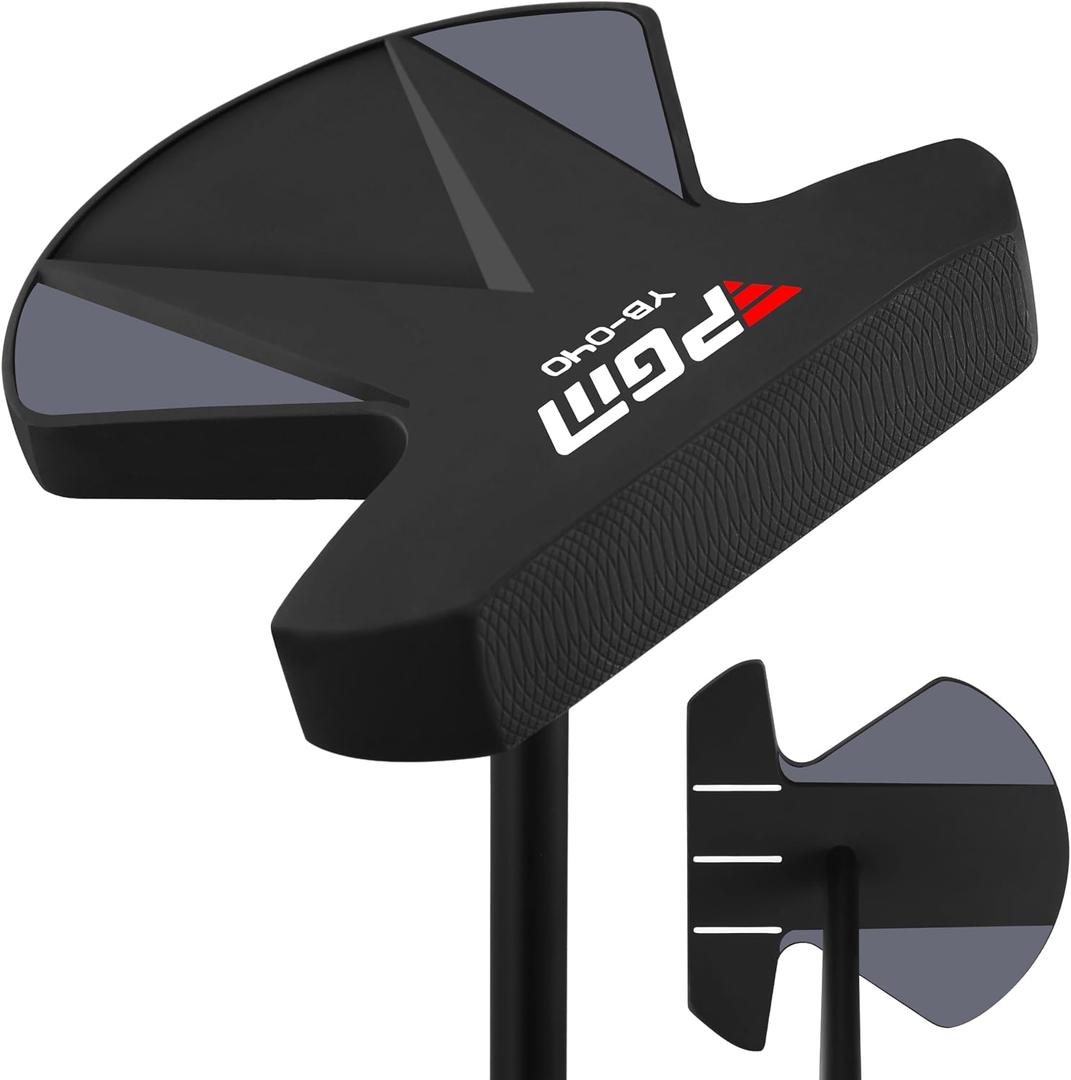 PGM Zero Torque Putter Golf Club for Men and Women Right Handed, High Forgiveness and Low Deviation Face Balanced Square to Square Putter, Right Hand, 34"