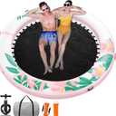 FBSPORT Inflatable Water Hammock Round Floating Ring for Adults
