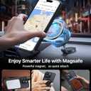 Magnetic for iPhone 16 Pro Case,Upgraded [Full Camera Protection][Compatible with Magsafe][Military Grade Drop Protection] Shockproof Slim Translucent Matte Phone Case for iPhone 16 Pro,Black