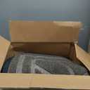 DEXI Front Door Mat Outside Entrance, Heavy Duty Non Slip Low Profile Doormat for Entryway, Trap Dirt and Moisture Welcome Mats, Easy Clean, Patio, Garage, 5x3, Brown