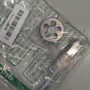 Burkit M15 X 2 Tap and Die Set, M15 x 2.0 Machine Thread Tap and Round Die Right Hand