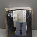 ROSGONIA King Size Comforter Set Black, 3pcs (1 Black Comforter & 2 Pillowcases), All Season Bedding Lightweight Bedspread Blanket Quilt Bed Set