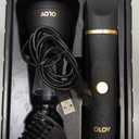 OLOV Electric Body Hair Trimmer - Groin Trimmer for Men - Bikini Trimmer Women - Wet/Dry Shaver Groomer, Replaceable Ceramic Blade Heads, USB Recharge Dock, Waterproof Hygiene Razor, Black