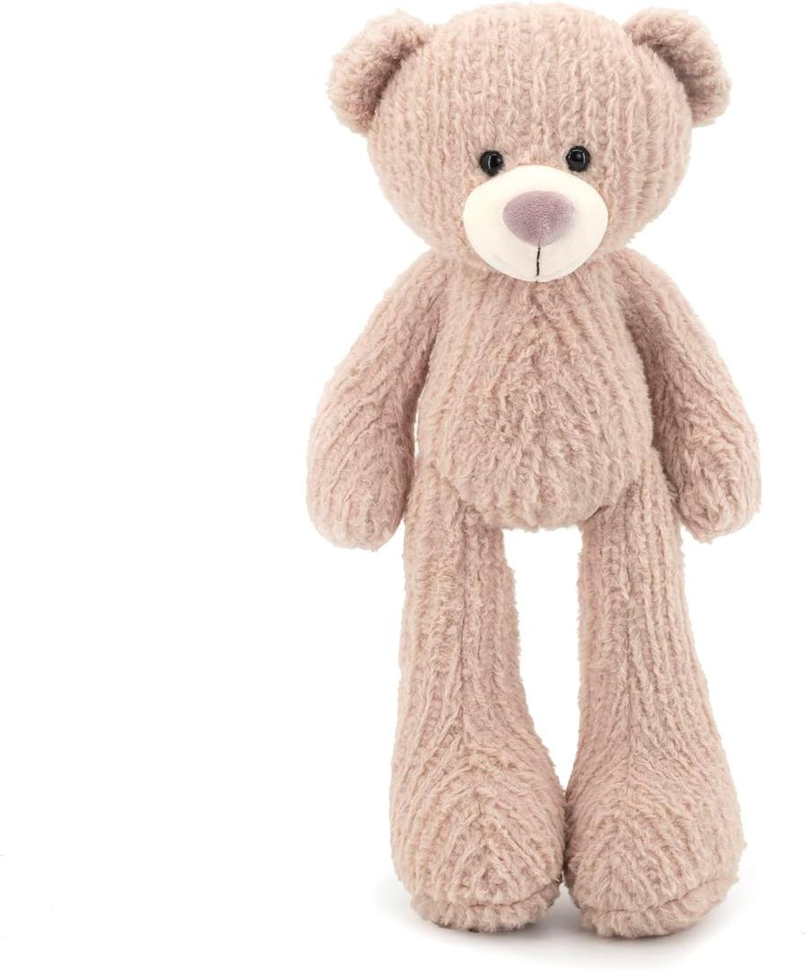 18" Pink Bear Stuffed Animals for Boys and Girls,Soft and Adorable Stuffed Bear Plush Toys for Newborn Babies,Cuddly Stuffed Bear for Kids,Great Gifts on Birthday,Christmas