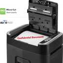 Aurora Commercial Grade 150-Sheet Auto Feed Heavy Duty Micro-Cut Paper and Credit Card Shredder with 6.3 Gallon Pullout Basket / 60 Minutes Continuous Run Time/P-4 Security Level