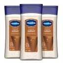 Vaseline Intensive Care Cocoa Radiant Pack of 3 for Glowing Skin Body Gel Oil Made with Pure Cocoa Butter + Replenishing Oils 6.8 oz