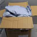 CozyLux Full Size Comforter Set, 3 Pieces Heathered Blue Soft Luxury Comforter Full Size Bedding Set, Breathable Lightweight Bed Sets with 1 Down Alternative Comforter and 2 Pillow Shams All Seasons