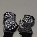 EXPAWLORER 6Pcs Anti-Slip Dog Socks to Prevent Licking Paws,Dog Shoes for Hot Pavement,Dog Booties Traction Control on Hardwood Floor,Boots & Paw Protectors, for Large Senior Dogs (Grey)