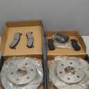 Front Brake Pads and Rotors Kit Compatible with 1999-2006 Chevy Silverado 1500, 2000-2006 Chevy Tahoe, 2000-2006 Chevy Suburban 1500, 305mm(12in)- 6 lugs configuration| Front Brake Rotors