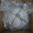 Modern White and Gold Pendant Lights,11.8" Vintage White Gold Pendant Light Fixtures Iron Dome Lighting Hanging Ceiling for Kitchen Island Dining Room Restaurant Bedroom Farmhouse Entrance (1PK/12in)