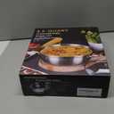 LOLYKITCH 11 Inch Tri-Ply Stainless Steel Saut Pan with Lid,3.5 QT Everyday Pan,Kadhai,Induction Cooking Pan,Dishwasher and Oven Safe.