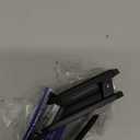 Veharvim Sunglass Holder for Car (OneHandedOperation, Gentle & Secure Hold, Silicone Padded, Universal Fit, Metal Clip) Visor Sunglass Holder Clip,Visor Sunglass Car (Black, 2 Pack)