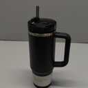 STANLEY Quencher H2.0 Tumbler with Handle and Straw 30 oz | Flowstate 3-Position Lid | Cup Holder Compatible for Travel | Insulated Stainless Steel Cup | BPA-Free | Black 2.0