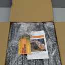 APONUO Solar Post Cap Lights, 3000K Warm Light Mode Fence Post Solar Lights for Garden Patio Deck, Outdoor Waterproof Deck Posts Light Solar Powered for 3.5x3.5 4x4 Wooden/Vinyl Posts, Black, 8 Packs