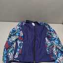 Halcurt Women's Full Zip Long Sleeve Rash Guard Swim Top with Pockets UPF50+ Quick Dry Swimsuit Large