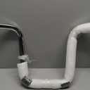 10 Inches Rise 1'' HandleBar Fits for Harley Sportster 883 1200 48 Dyna Fatboy Street Bob Softail Low Rider Chrome