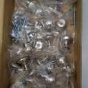 Ravinte 30 Pack Brushed Nickel Round Zinc Cabinet Knobs for Kitchen Bathroom Closet Dresser Cabinets