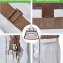 MAY TREE Clear Vinyl Tote Bag, 12 x 6 x 12 in, Brown, Suitable for Work, Travel, Sports, Office