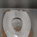 Mayfair NextStep2 Toilet Seat with Built-In Potty Training Seat, Slow-Close, Removable that will Never Loosen, Elongated, White