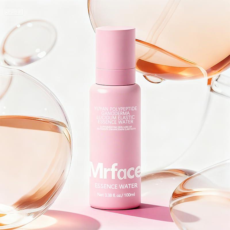 MRFACE Polypeptide and Ganoderma Lucidum Essence Water, Anti-Aging Facial Serum, Skin Repair Moisturizer with Enhanced Elasticity, 3.38 fl oz