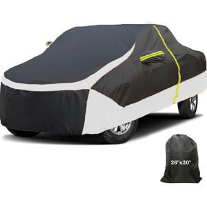 Truck Cover Waterproof All Weather, Full Outdoor Pickup Rain UV Protection and durable, Fit for Chevy Silverado ,Dodge Ram 1500, Ford F-250 F-350, Gmc Sierra ect(Fit Truck XXL-Length 255 to 267 inch)