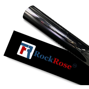 RockRose 20% Nano Ceramic Car Window Tint 40 in x 5FT 2PLY Privacy Film Heat Block, 99% UVR, and 85% IRR Block for Auto or Home Strong Adhesive, Easy Shrink, Plotter Friendly - Charcoal